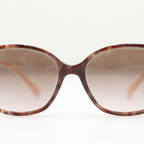 Prada Women's SPR01O 55 17 UE0-0A6 Spotted Brown Pink/Brown Graidient Sunglasses - Picture 15 of 16